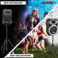 5 Core Speaker Stand Tripod Heavy Duty Adjustable Up to 72 Inch DJ Studio Monitor Stands Pole Mount Black-3