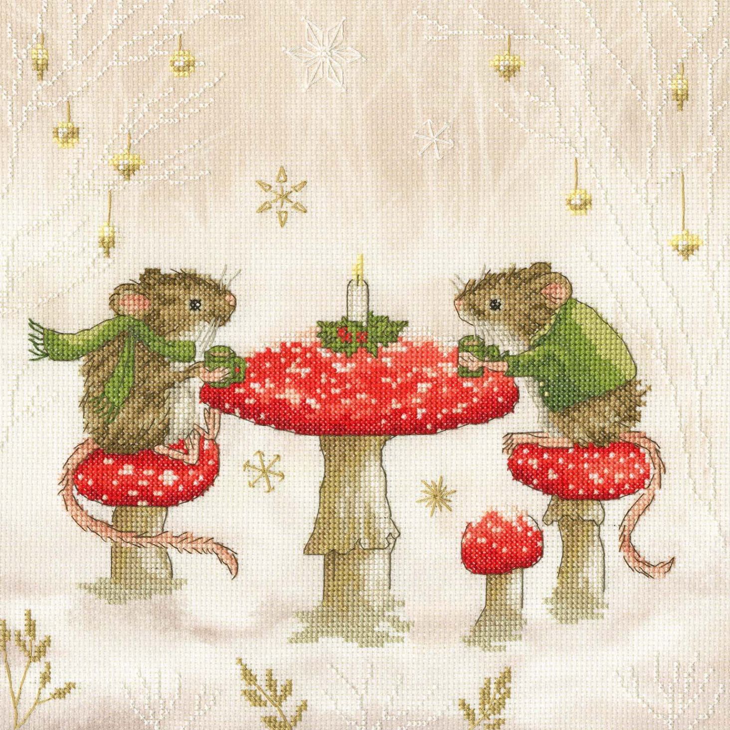 Toadstool Treats XSS26 Counted Cross Stitch Kit-2
