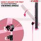 5Core Music Stand For Sheet Music Portable Tripod Adjustable Folding Note Holder Standard PINK-3