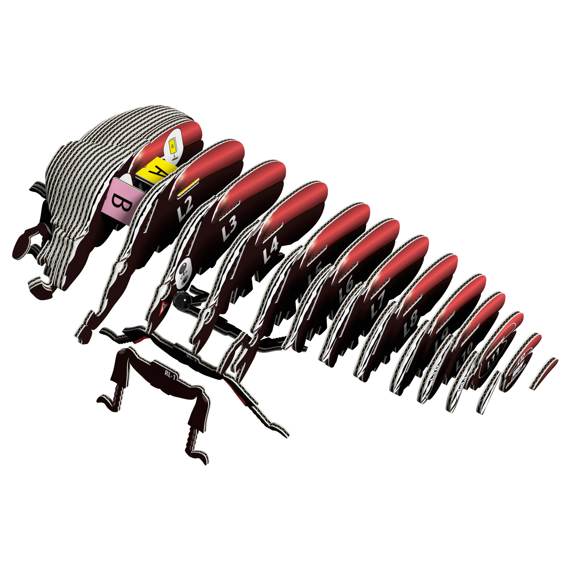 EUGY Goliath Beetle 3D Puzzle-1